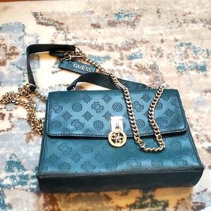 GUESS Forest Green Leather Purse